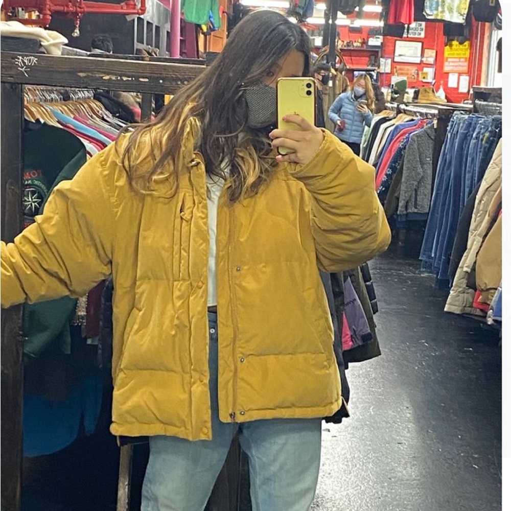 Tommy Hilfiger Quilted Yellow Windbreaker
